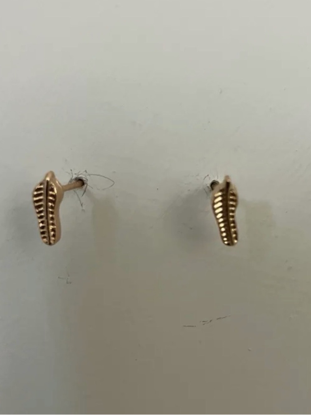 Delicate Gold Leaf Earrings